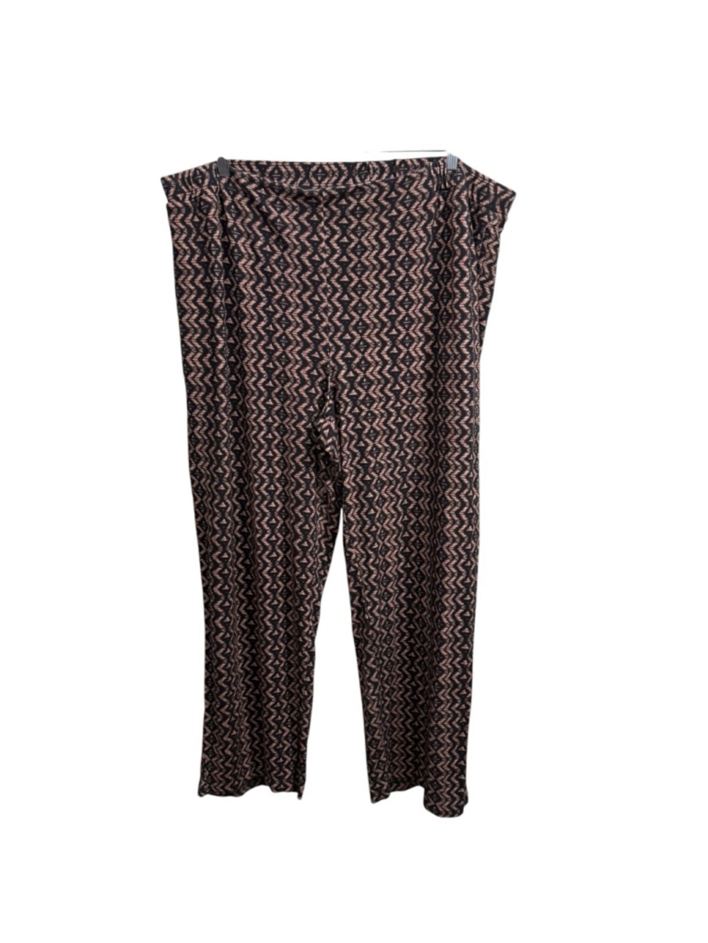 Coldwater Creek Tribal Print Wide Leg Pants Women’s 3X Stretch Pull On